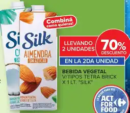 Carrefour Silk bebida vegetal oferta
