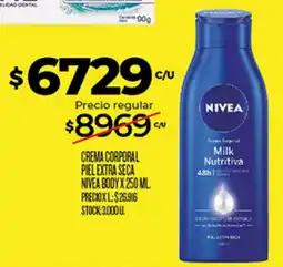 Supermercados DIA Nivea crema corporal piel extra seca oferta