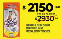 Supermercados DIA Mr Musculo limpiador de cocina platinum oferta