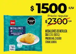 Supermercados DIA Dio medallones de merluza oferta
