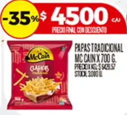 Supermercados DIA McCain papas tradicional oferta