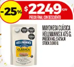 Supermercados DIA Hellmann's mayonesa clásica oferta