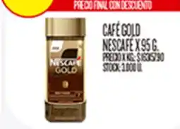 Supermercados DIA Nescafe cafe gold oferta