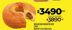 Supermercados DIA Rosca rellena con dulce de leche oferta