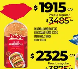 Supermercados DIA Fargo pan para hamburguesas con sesamo oferta