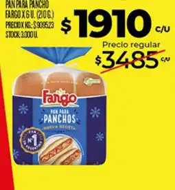 Supermercados DIA Fargo pan para panchos oferta