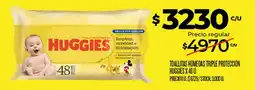 Supermercados DIA Huggies toallitas húmedas triple protección oferta