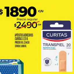 Supermercados DIA Curitas apósitos adhesivos oferta