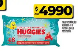 Supermercados DIA Huggies toallitas húmedas oferta