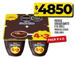 Supermercados DIA Danette postre de chocolate oferta