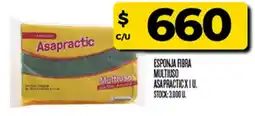 Supermercados DIA Asapractic esponja fibra multiuso oferta