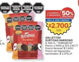 Carrefour Market Terrabusi galletitas surtidas variedad oferta