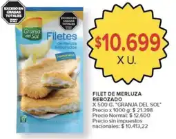 Carrefour Market Granja del Sol filetes de merluza rebozados oferta