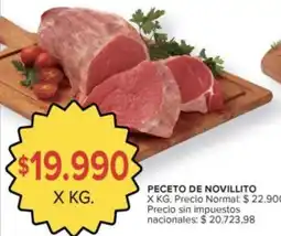 Carrefour Market Peceto de novillito oferta