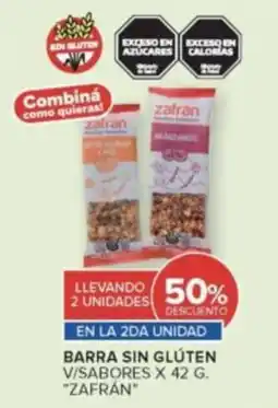 Carrefour Market Zafrán barra sin gluten v/sabores oferta