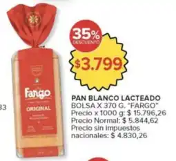 Carrefour Market Fango pan blanco lacteado oferta