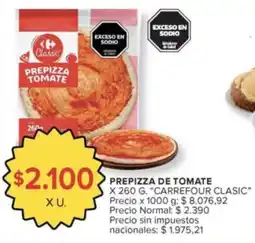 Carrefour Market Carrefour clasic prepizza de tomate oferta
