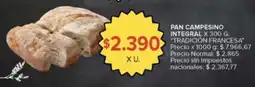 Carrefour Market Pan campesino integral oferta