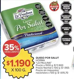 Carrefour Market La paulina queso por salud tradicional oferta