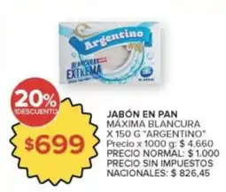 Carrefour Market Argentino jabón en pan oferta