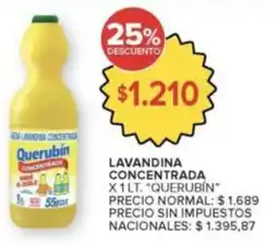 Carrefour Market Querubín lavandina concentrada oferta