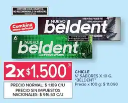 Carrefour Beldent chicle oferta