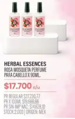 Pigmento Herbal essences rosa mosqueta perfume para cabello oferta