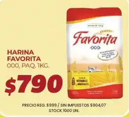 Supermercados Vea Favorita harina 000 oferta