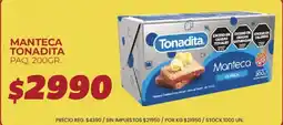 Supermercados Vea Tonadita manteca oferta