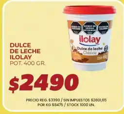 Supermercados Vea Ilolay dulce de leche clásico oferta