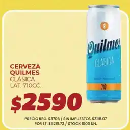 Supermercados Vea Quilmes cerveza clásica oferta