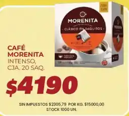 Supermercados Vea Morenita café intenso oferta