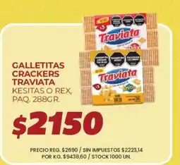 Supermercados Vea Traviata galletitas crackers oferta