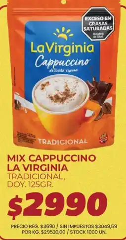 Supermercados Vea La virginia mix cappuccino tradicional oferta