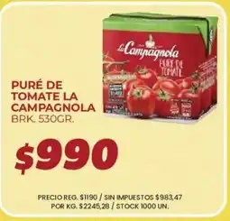 Supermercados Vea La campagnola puré de tomate oferta