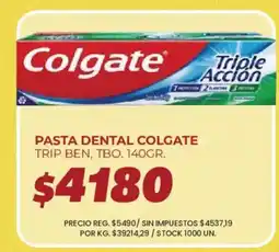 Supermercados Vea Colgate pasta dental oferta