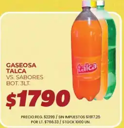 Supermercados Vea Talca gaseosa vs. sabores oferta