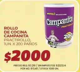 Supermercados Vea Campanita rollo de cocina practirrollo oferta