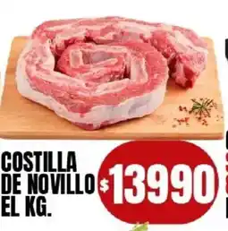 Supermercados Mariano Max Costilla de novillo oferta
