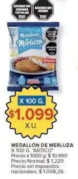 Carrefour Market Medallón de merluza oferta