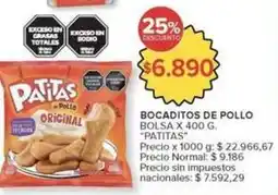Carrefour Market Patitas - bocaditos de pollo oferta