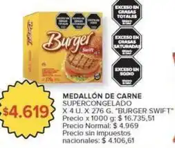 Carrefour Market Medallón de carne supercongelado oferta