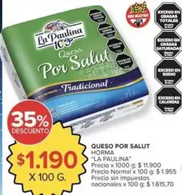 Carrefour Market La paulina - queso por salut oferta
