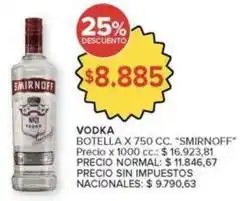 Carrefour Market Smirnoff - vodka oferta