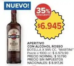 Carrefour Market Martini - aperitivo con alcohol rosso oferta