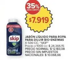 Carrefour Market Skip - jabón líquido para ropa oferta