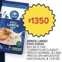 Carrefour Market Carrefour - arroz largo fino 00000 oferta
