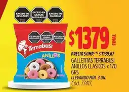 Supermercados Yaguar Terrabusi - galletitas anillos clasicos oferta