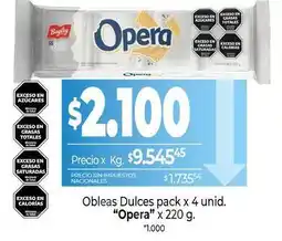 La Anonima Opera - obleas dulces oferta