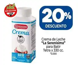 La Anonima La serenísima - crema de leche para batir tetra oferta